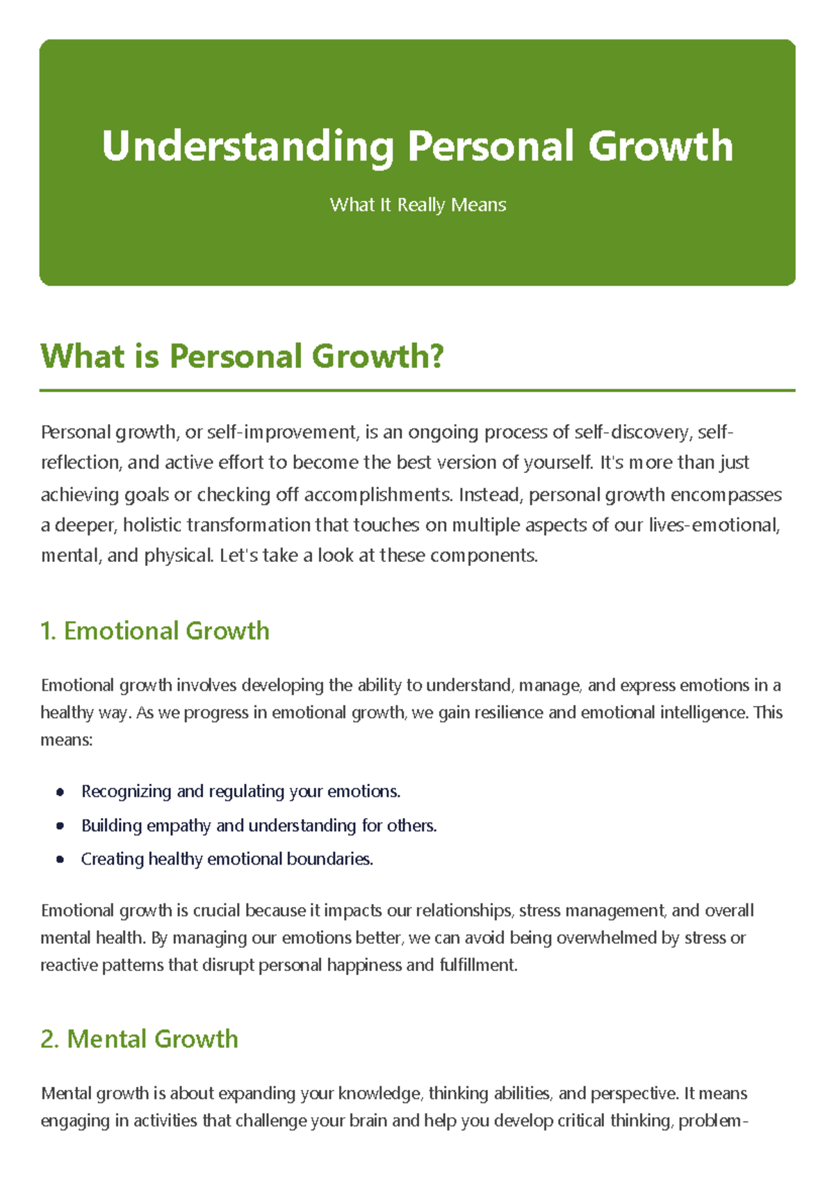 Personal Growth Packet 2026: A Comprehensive Guide to Self-Improvement ...
