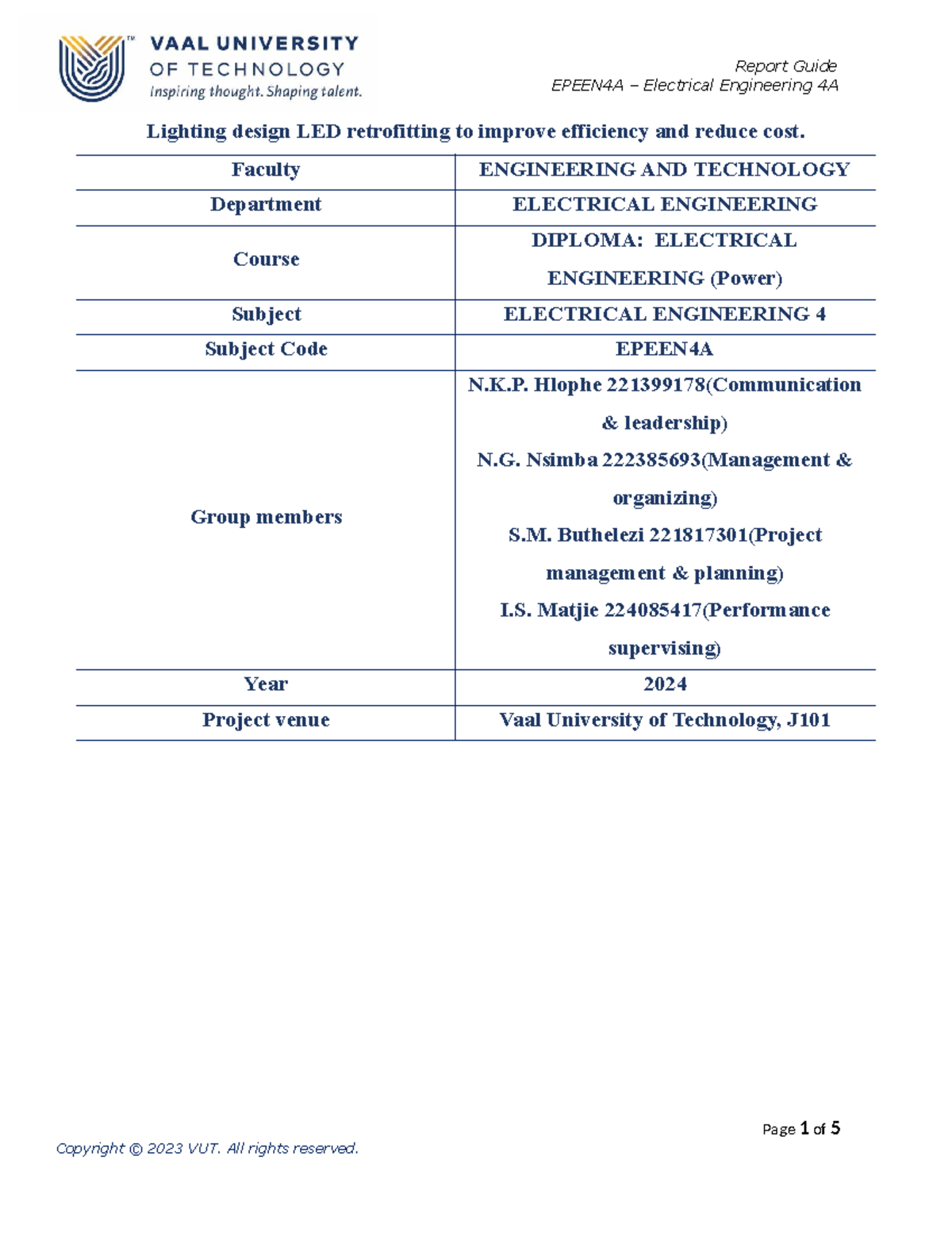 EPEEN4A Report on LED Retrofitting for Energy Efficiency in Lighting ...