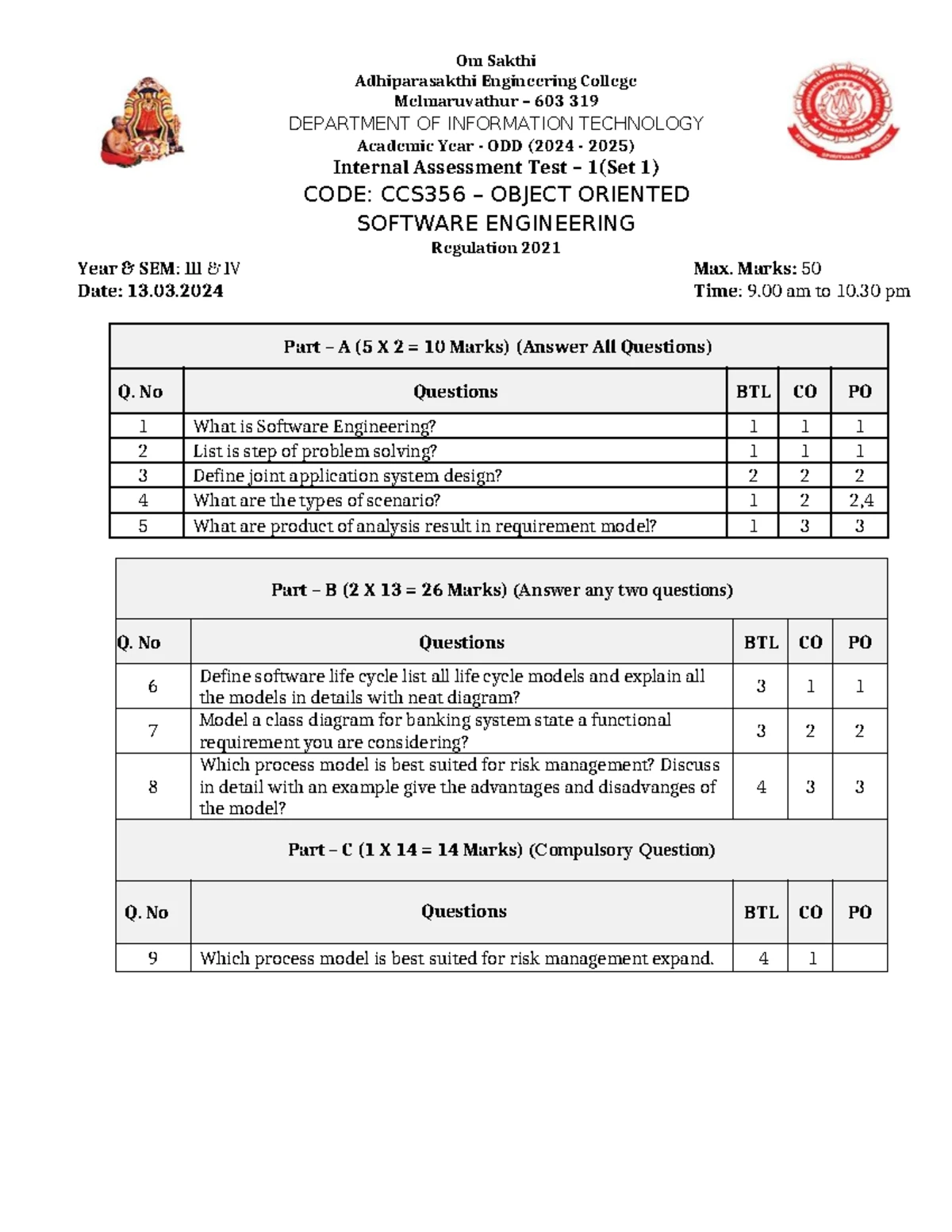 CS3451 Final Exam: Introduction to Operating Systems Question Paper ...
