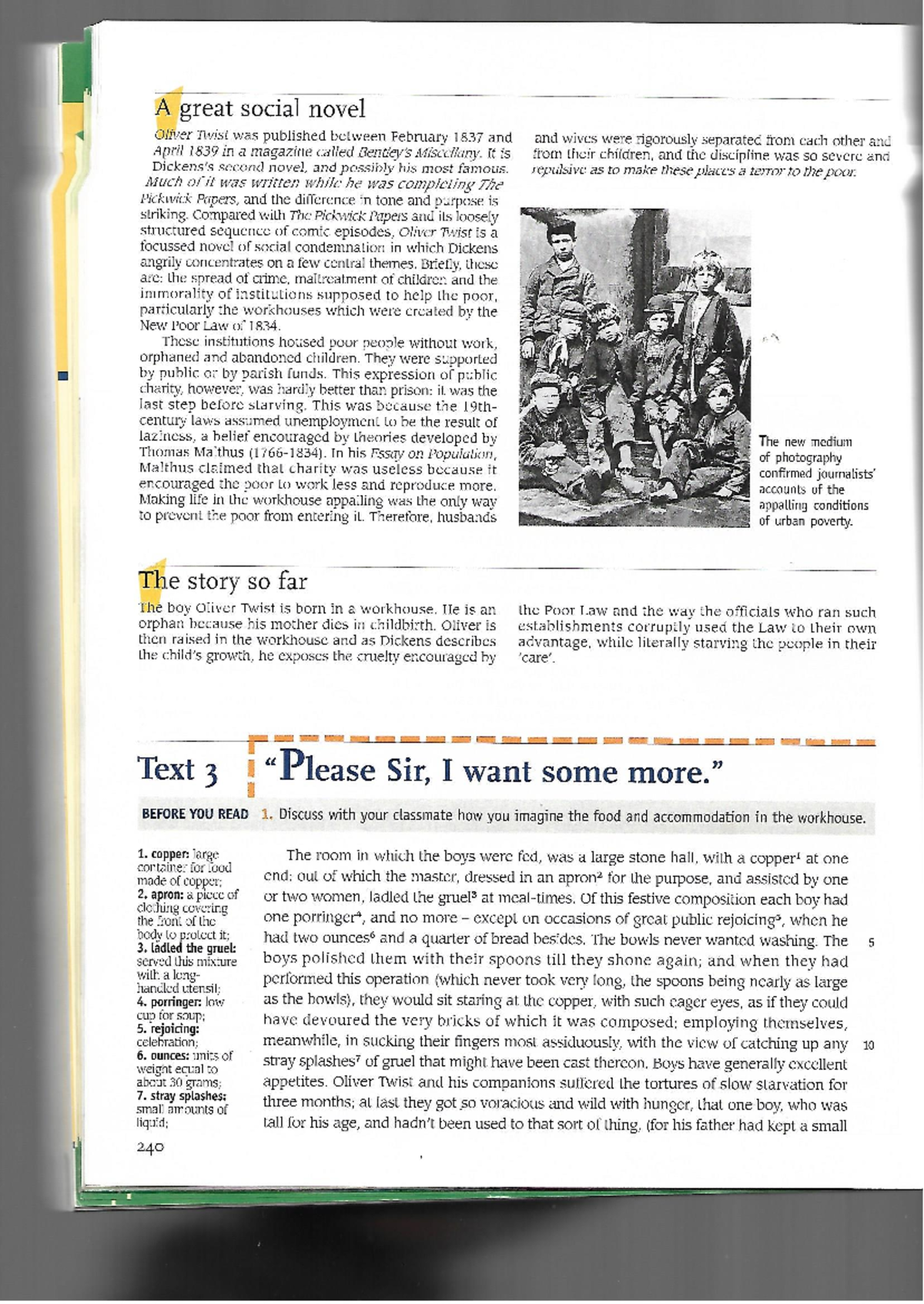 Oliver Twist - Lecture Notes on Social Critique and Poverty - Studocu