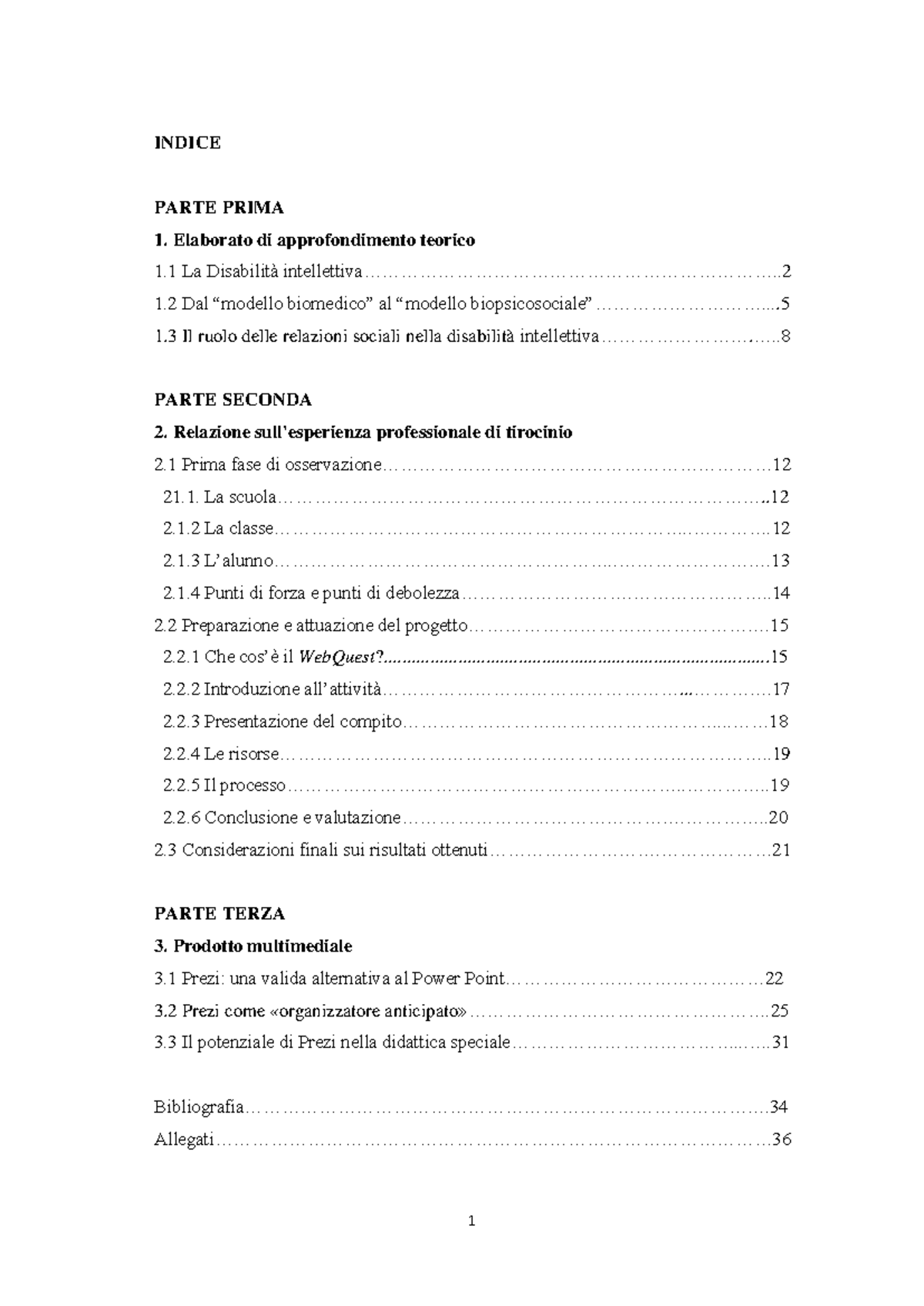 TESI TFA - Tesina Finale TFA Sostegno: Disabilità Intellettiva e ...
