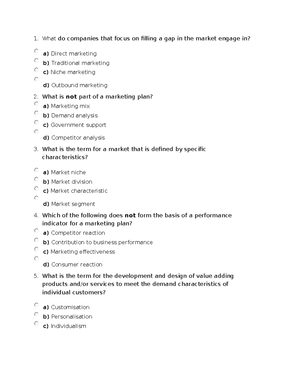 Midterm Exam: Customer Analytics Questions and Answers - Studocu