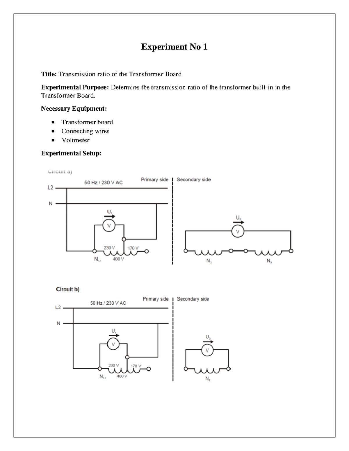 Experiment No 1 to 10 EM - lab - Experiment No 1 Title: Transmission ...