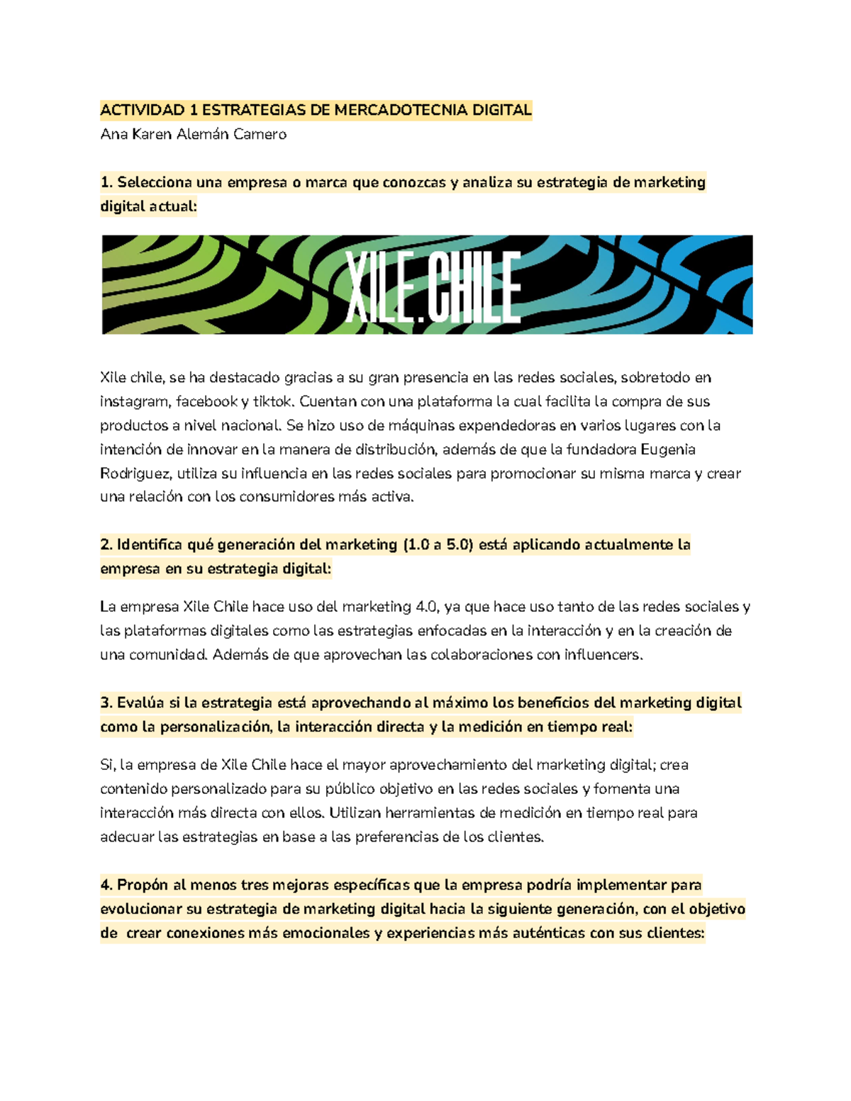 Actividad 1 Estrategias DE Mercadotecnia Digital - ACTIVIDAD 1 ...
