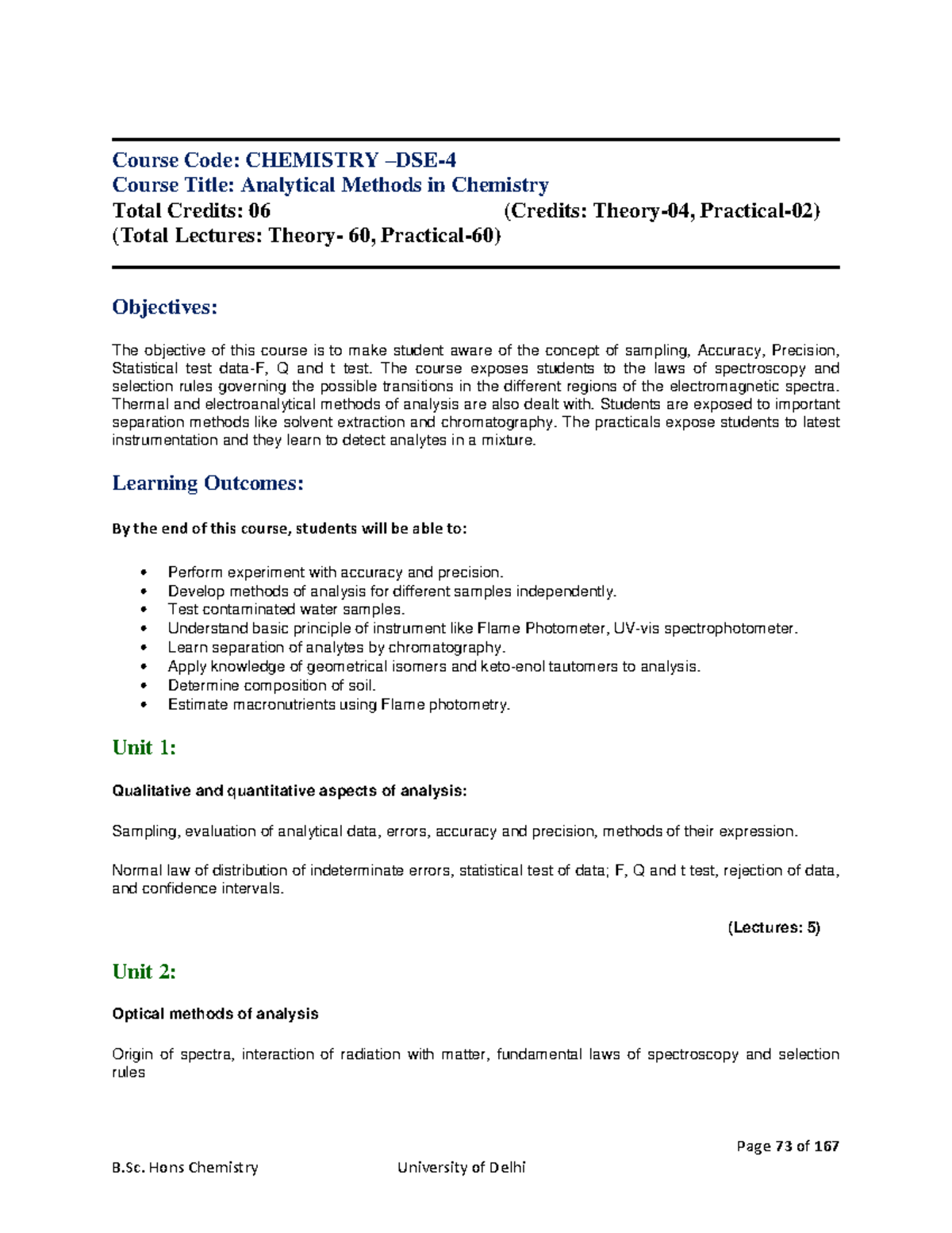 DSE Analytical Methods in Chemistry - Page 73 of 167 Course Code ...