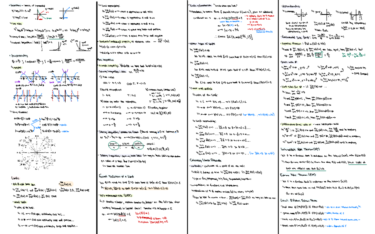 Math 1200 Final Exam Study Guide: Limits and Logarithmic Functions ...