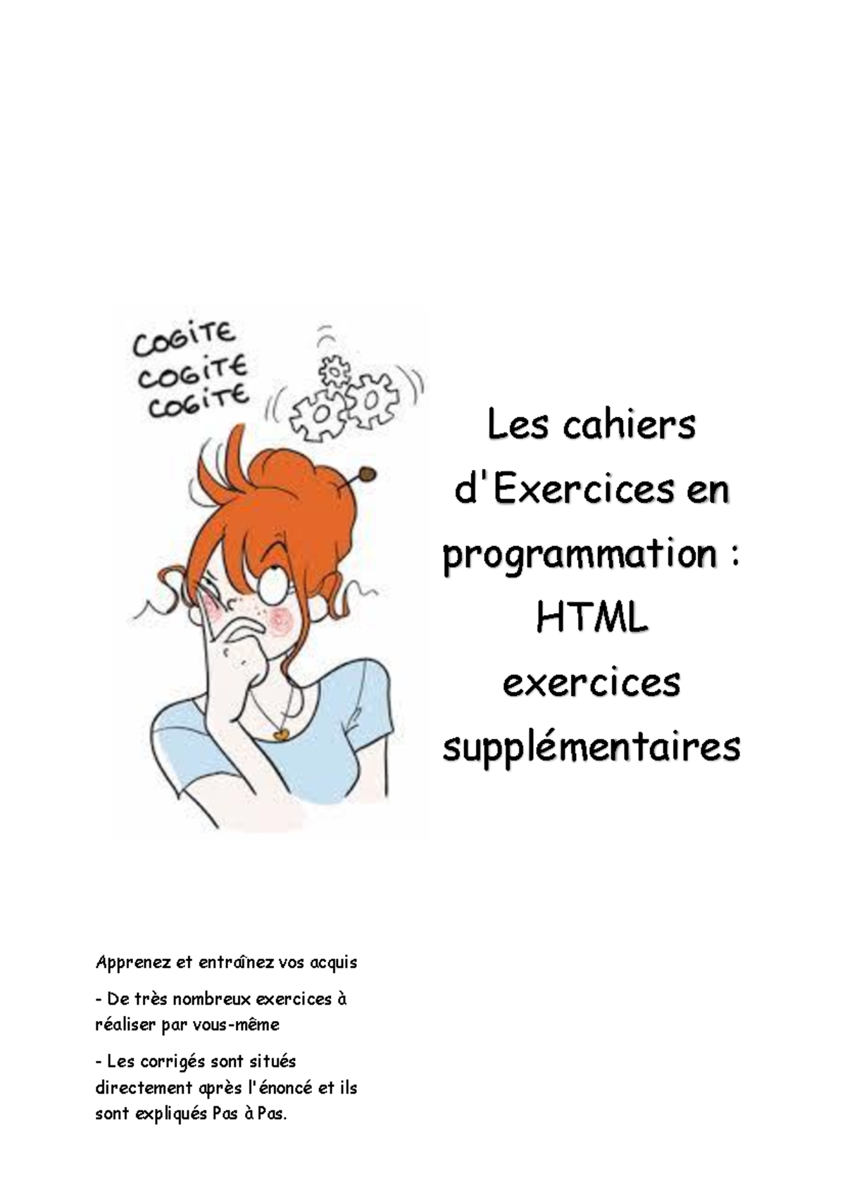 HTML - Exercices Supplémentaires et Corrigés en Programmation - Studocu