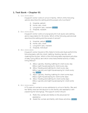 Module 11 assignment 2 - PSW Course - Module 11 – Cognitive and Mental ...