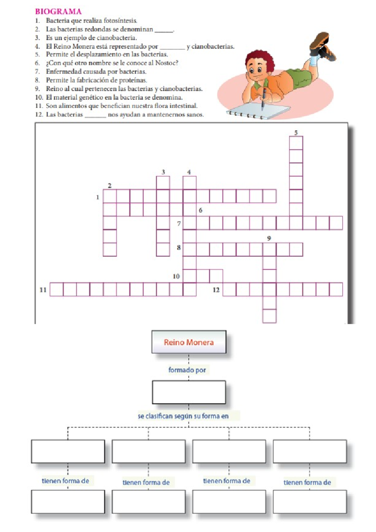 Actividades sobre el Reino Monera - BIO101 - Studocu