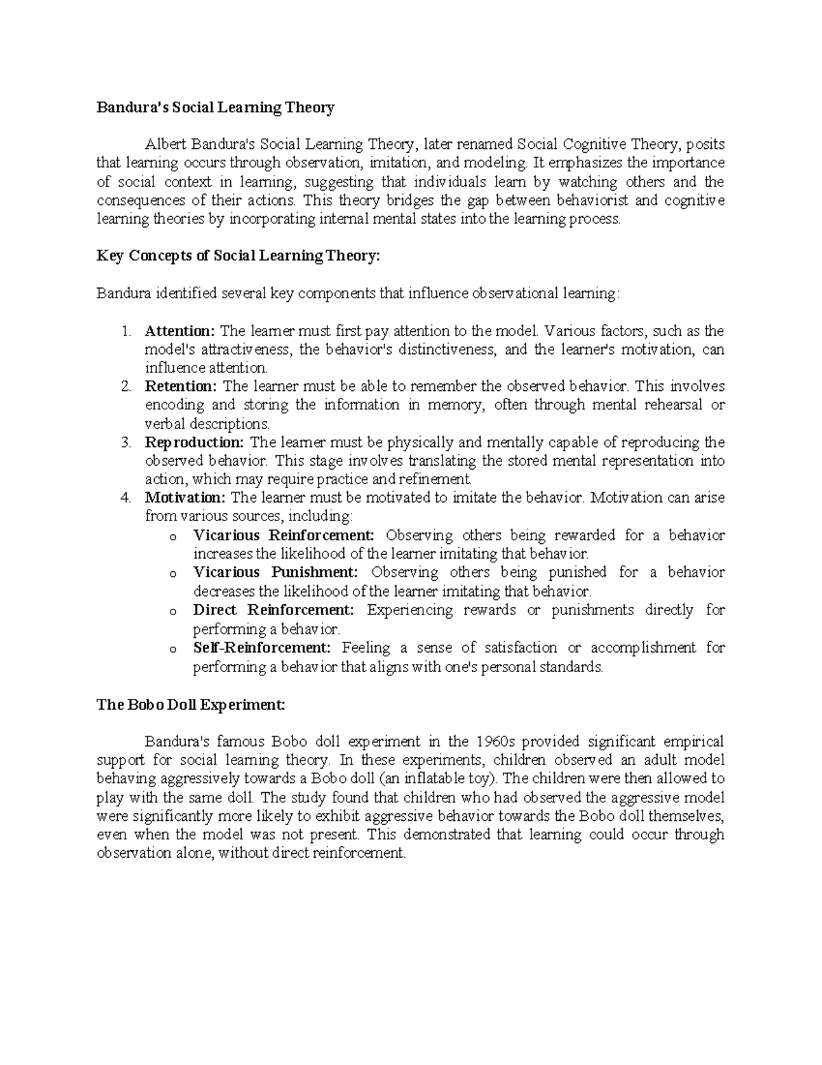 Cognitive Learning Theory (CLT) Supplemental Notes: Key Concepts ...