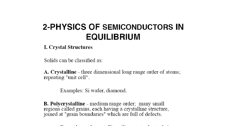 2-Equilibrium Semi - asssss - Semiconductor Device - Pauli Exclusion ...