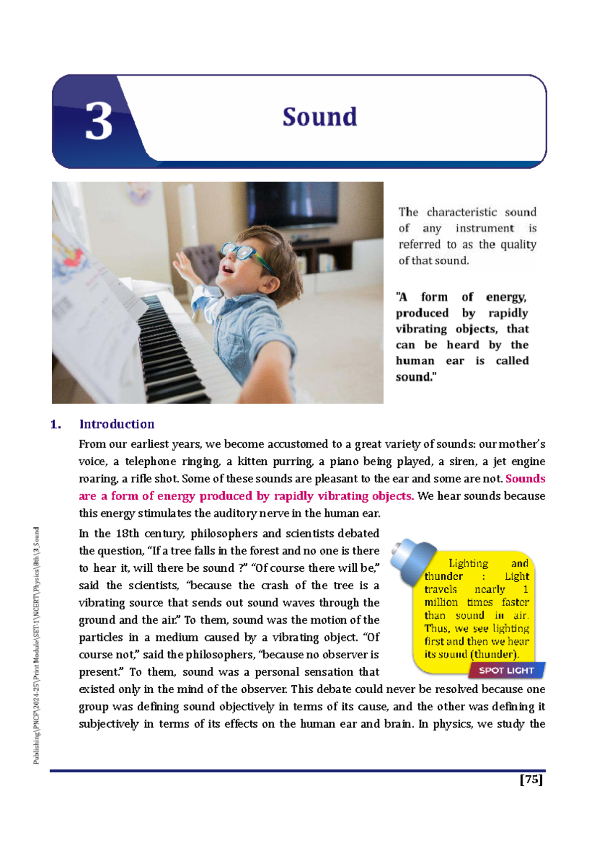 Sound - Introduction to Physics of Sound Waves and Their ...