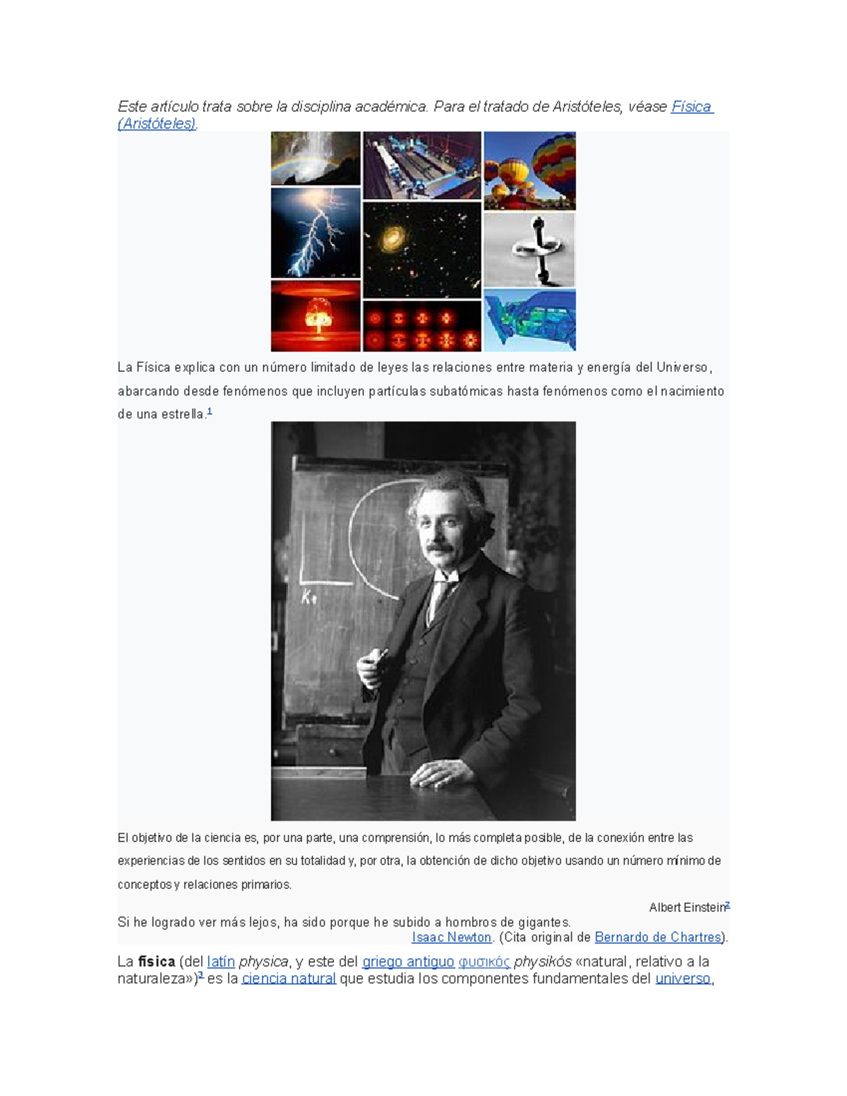 Título: Introducción a la Física: Conceptos Fundamentales y Evolución ...