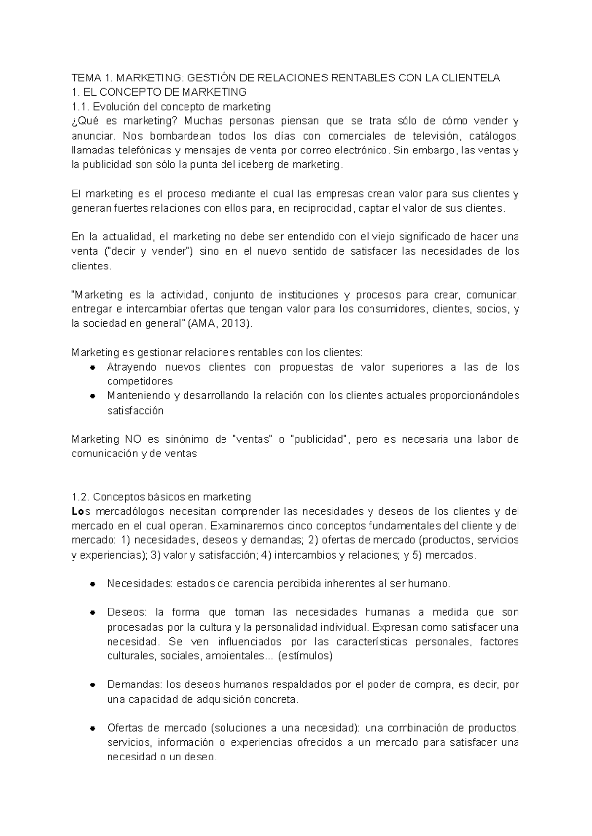 TEMA 1 - Introducción al Marketing y Gestión de Relaciones Comerciales ...