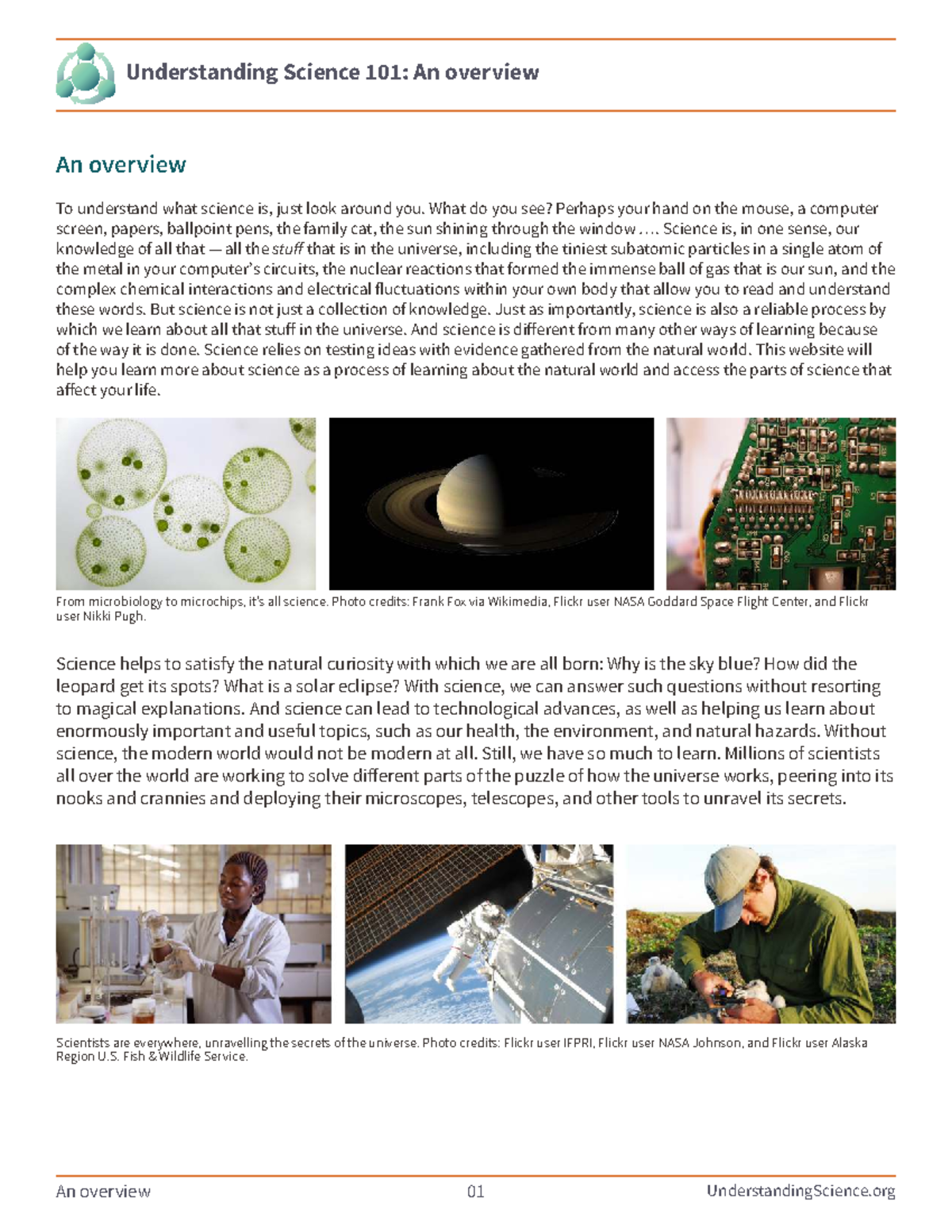Understanding Science 101: Overview of the Scientific Process - Studocu
