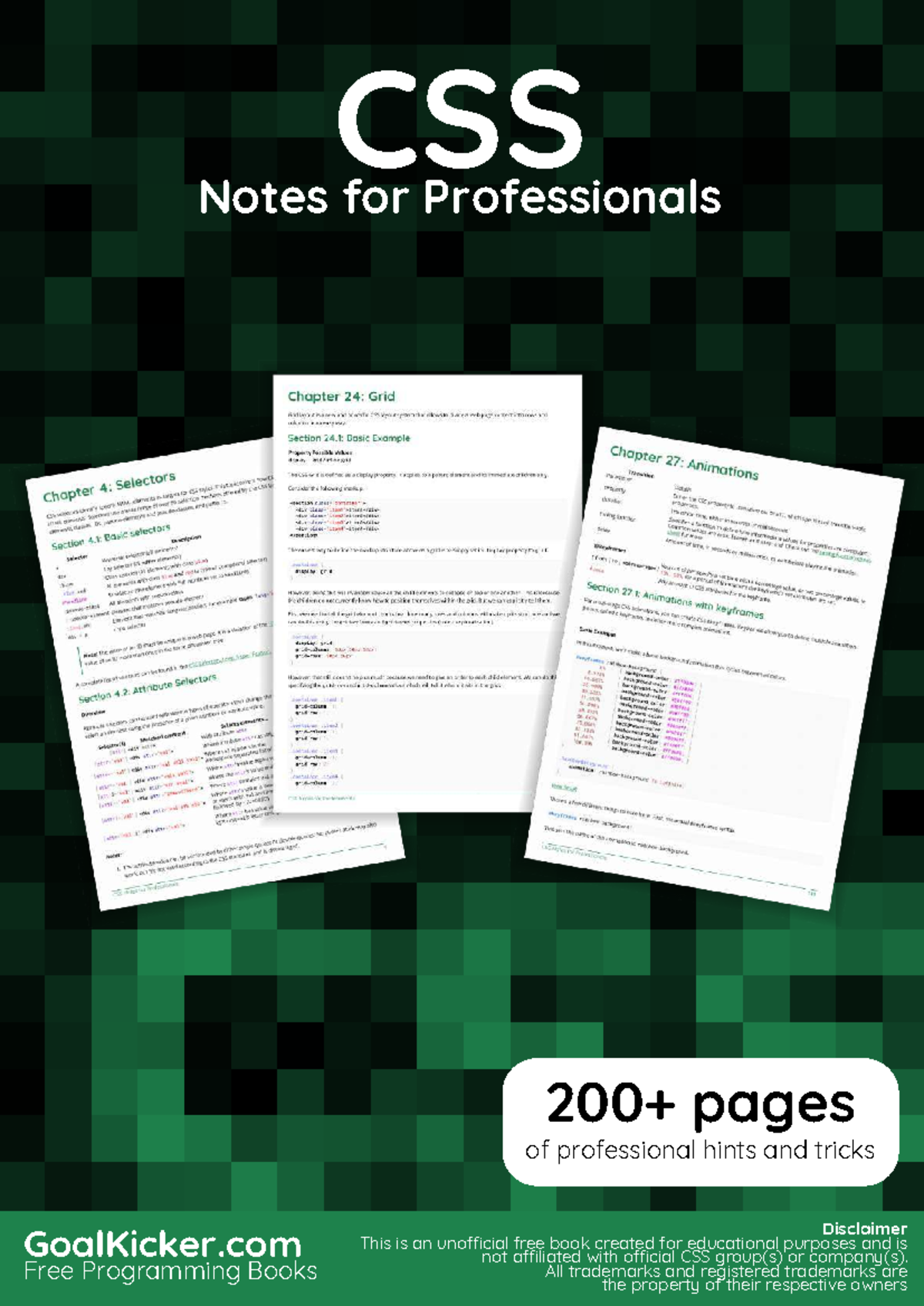 Css notes for professionals: essential tips and tricks for success ...