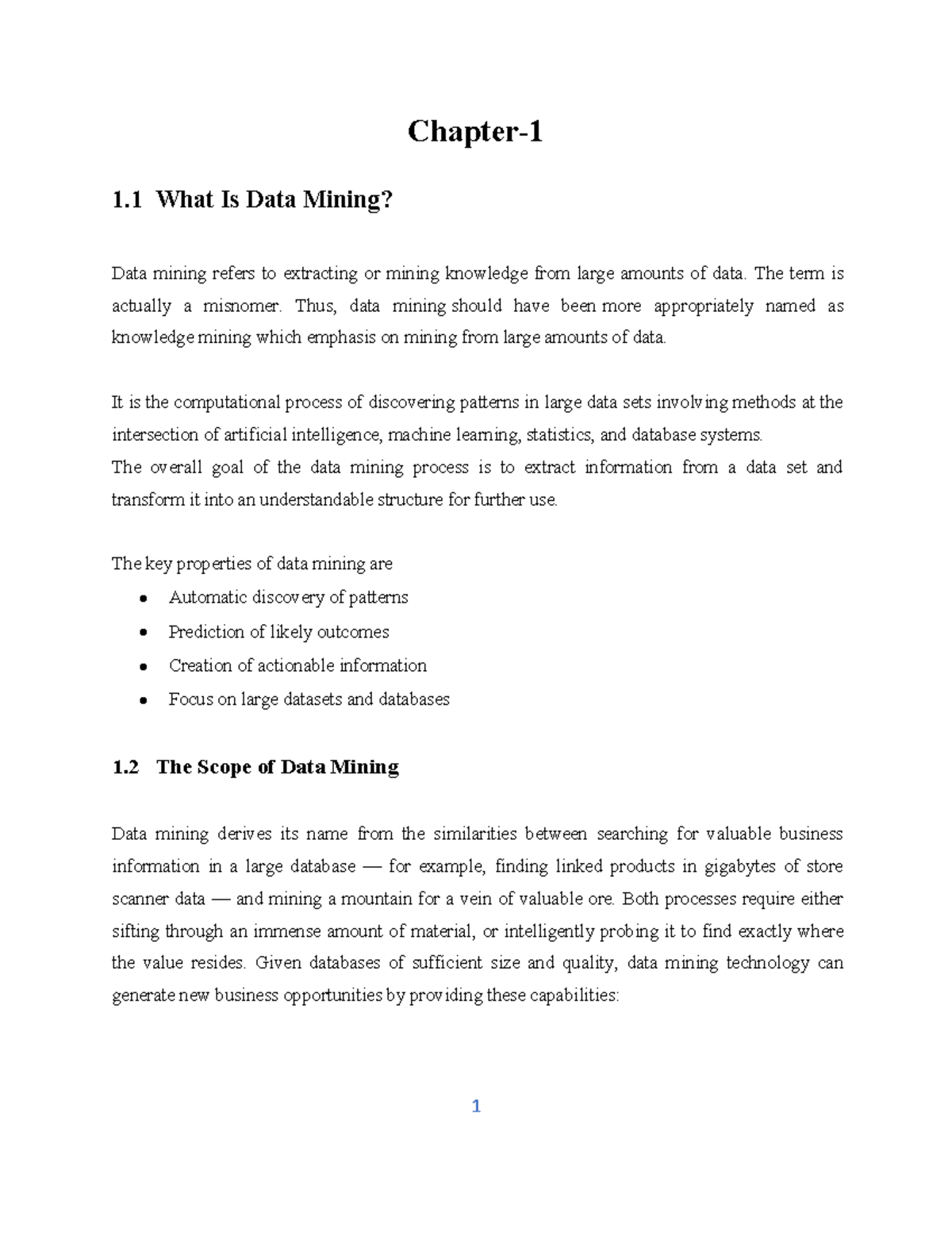Chapter 1 - NAN: Introduction to Data Mining Concepts and Techniques ...