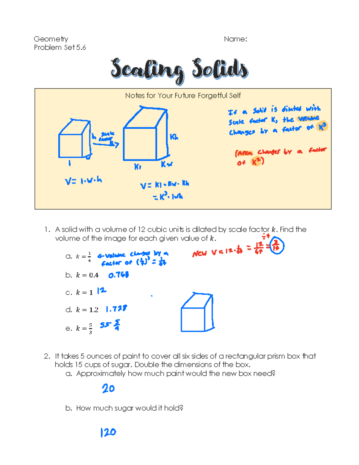 4+-+Problem+Set+5 - Dowpqposoxoxxo - Geometry Name: Problem Set 5. 1. A ...