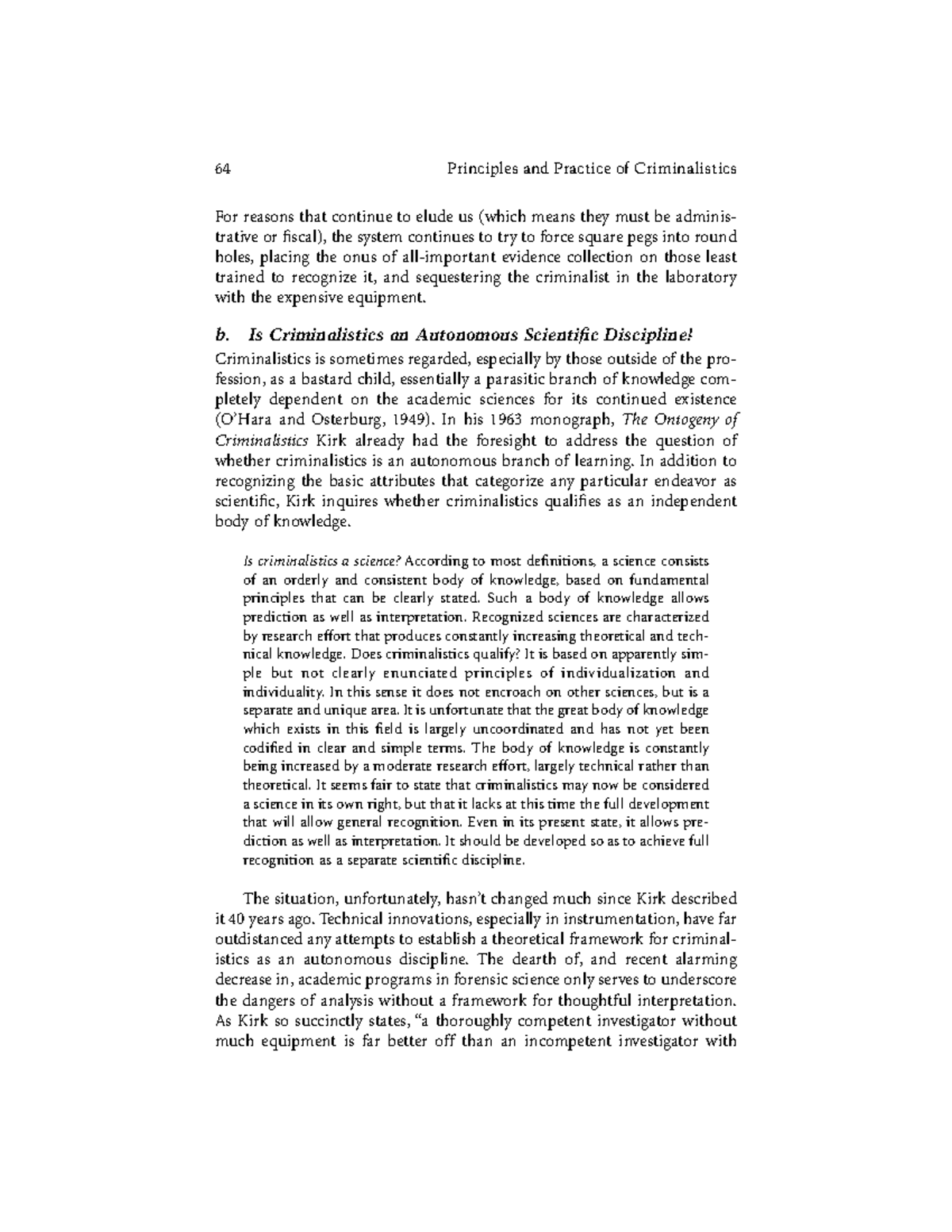 Forensic Science - CRIM 49: Principles of Criminalistics Exam Notes ...