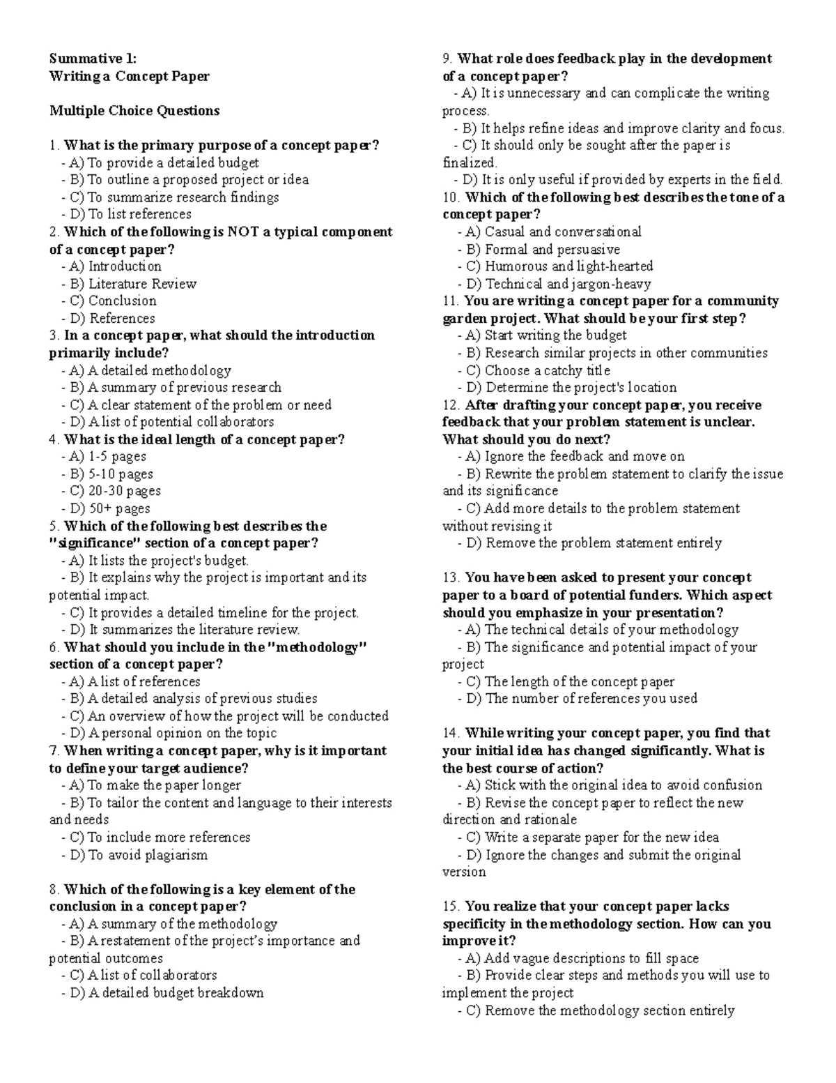EAPP Concept Paper & Position Paper Guidelines - EAPP Reviewer - Studocu