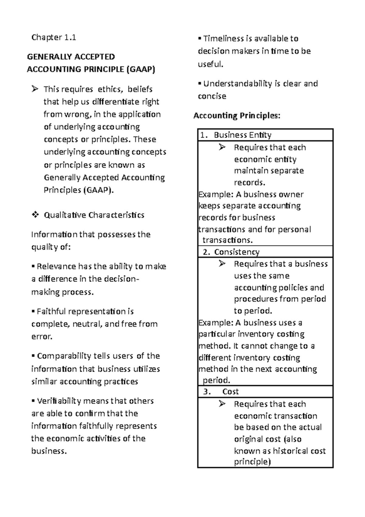 Chapter 1.1 Accounting 1-16 - Chapter 1. GENERALLY ACCEPTED ACCOUNTING ...