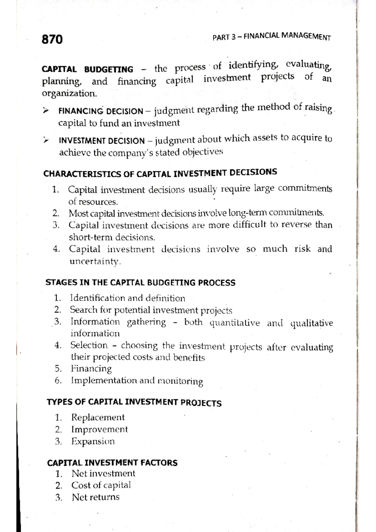 Capital Budgeting: Key Concepts and Techniques for Decision-Making ...