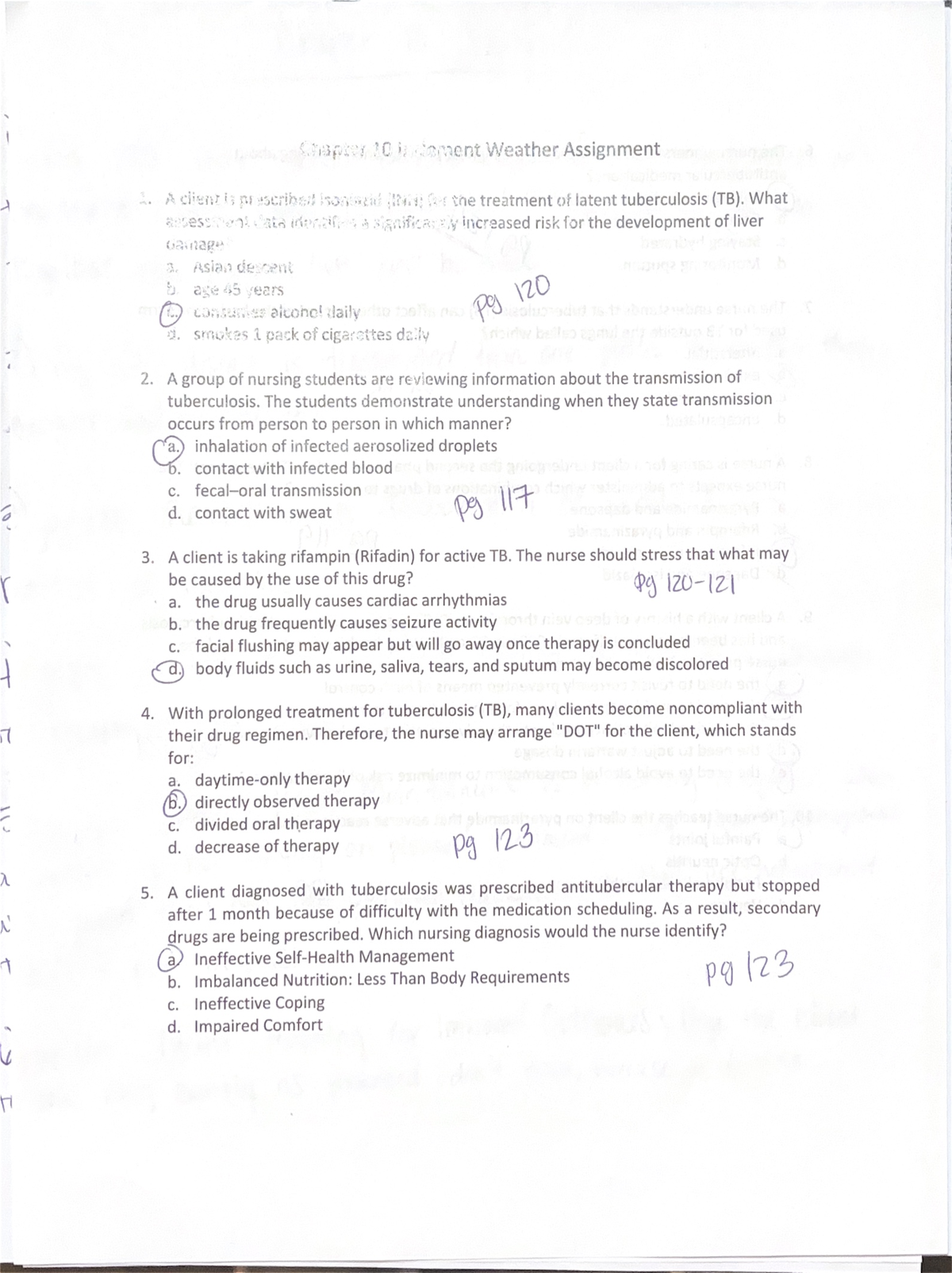 10qa - TB Treatment and Management Chapter 10 Notes - Studocu