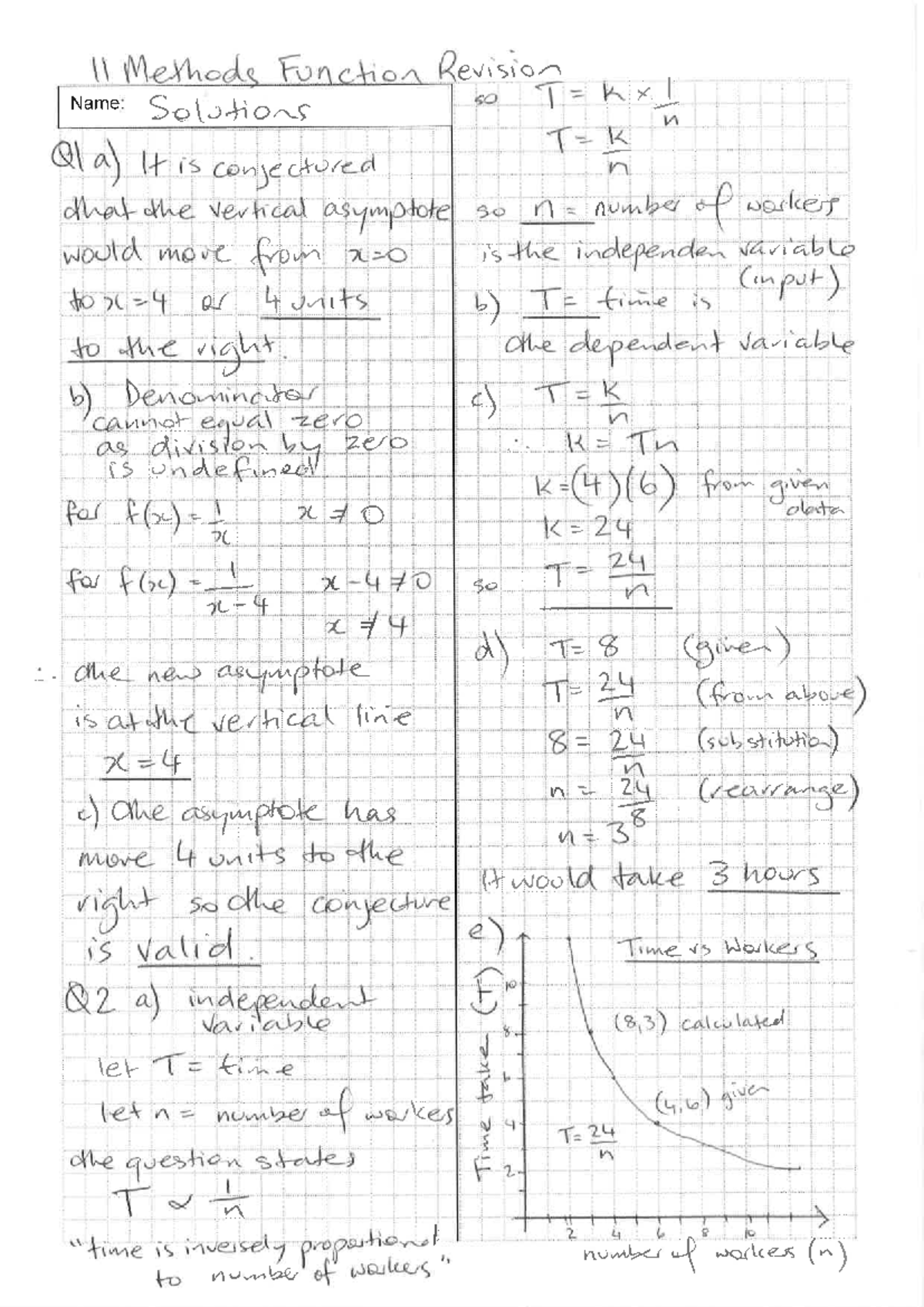 11 Methods Functions Revision Solutions for Exam Preparation - Studocu