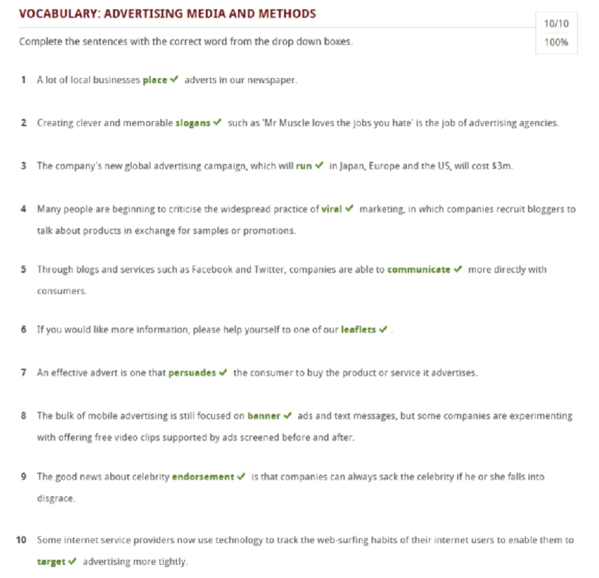 Pdf24 merged - Market Leader Intermediate - Unit test 5 - VOCABULARY ...