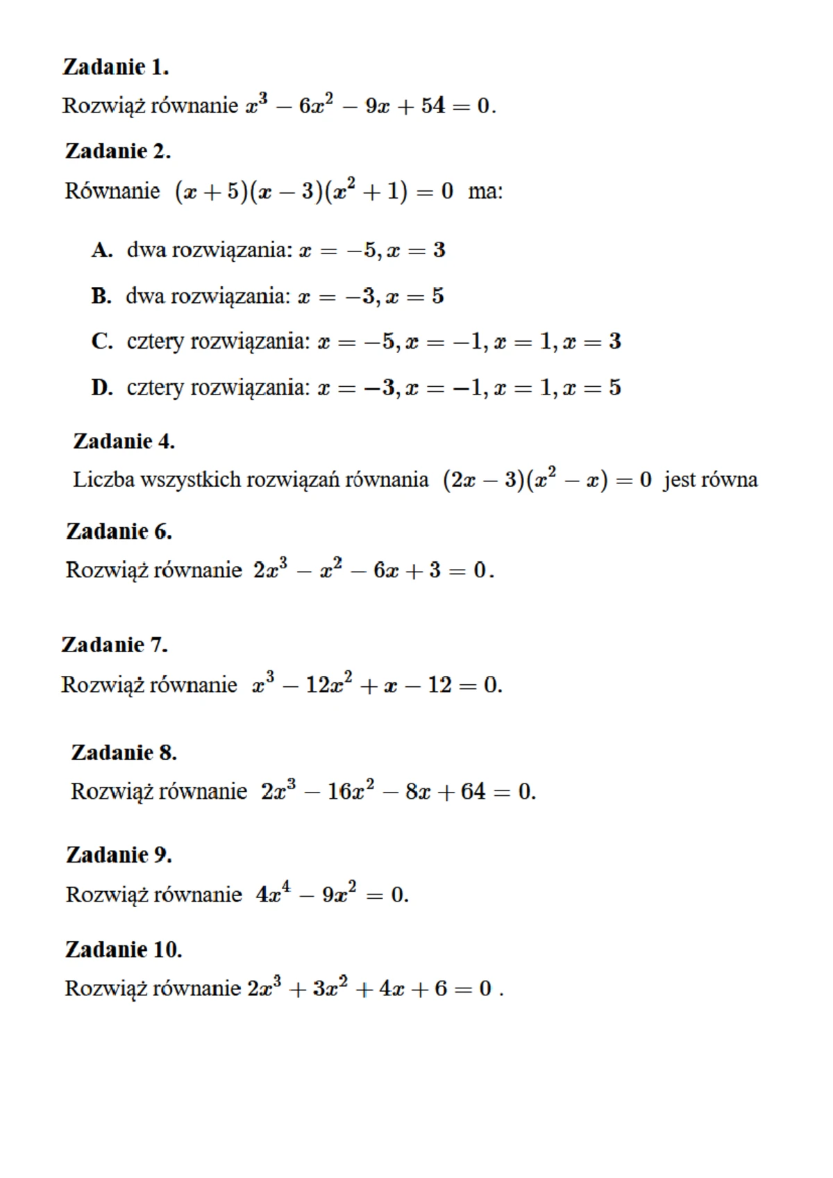 Ułamki Algebraiczne - Lekcja i Test z Matematyki - Klasa III - Studocu