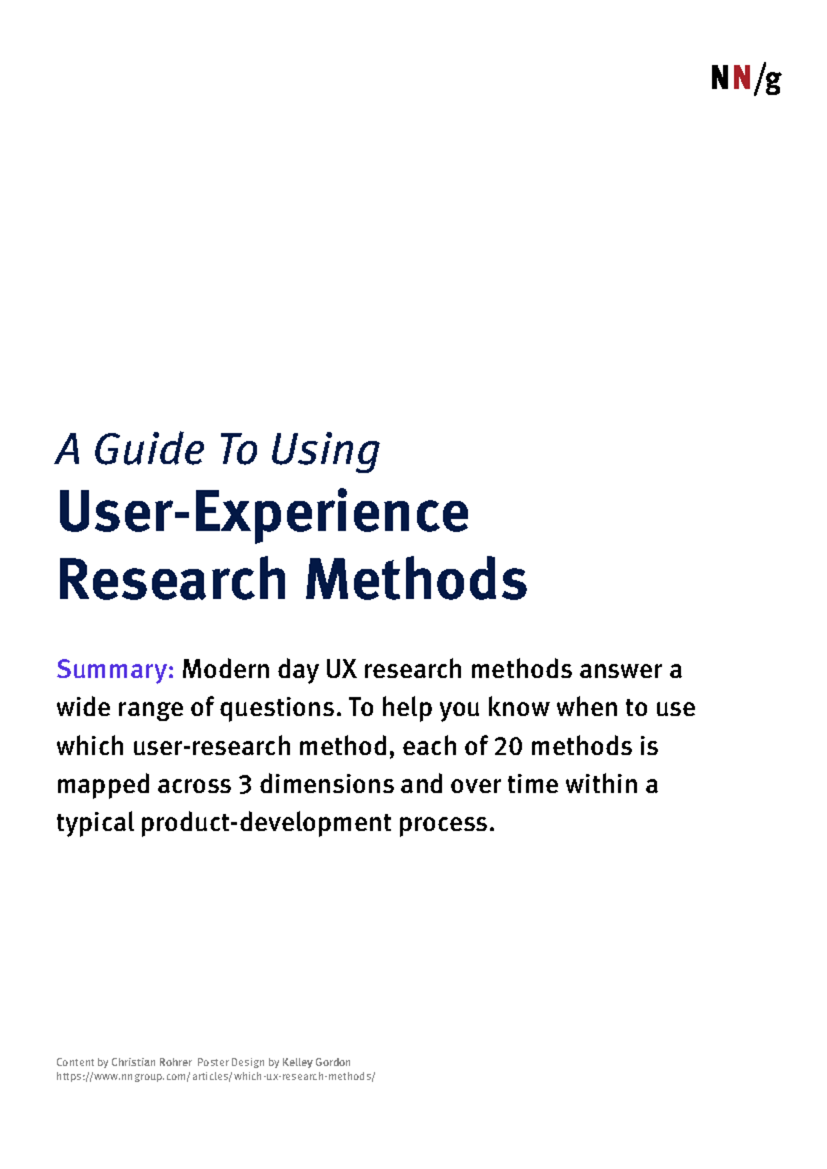 User Research Methods A4-compressed - User-Experience Research Methods ...
