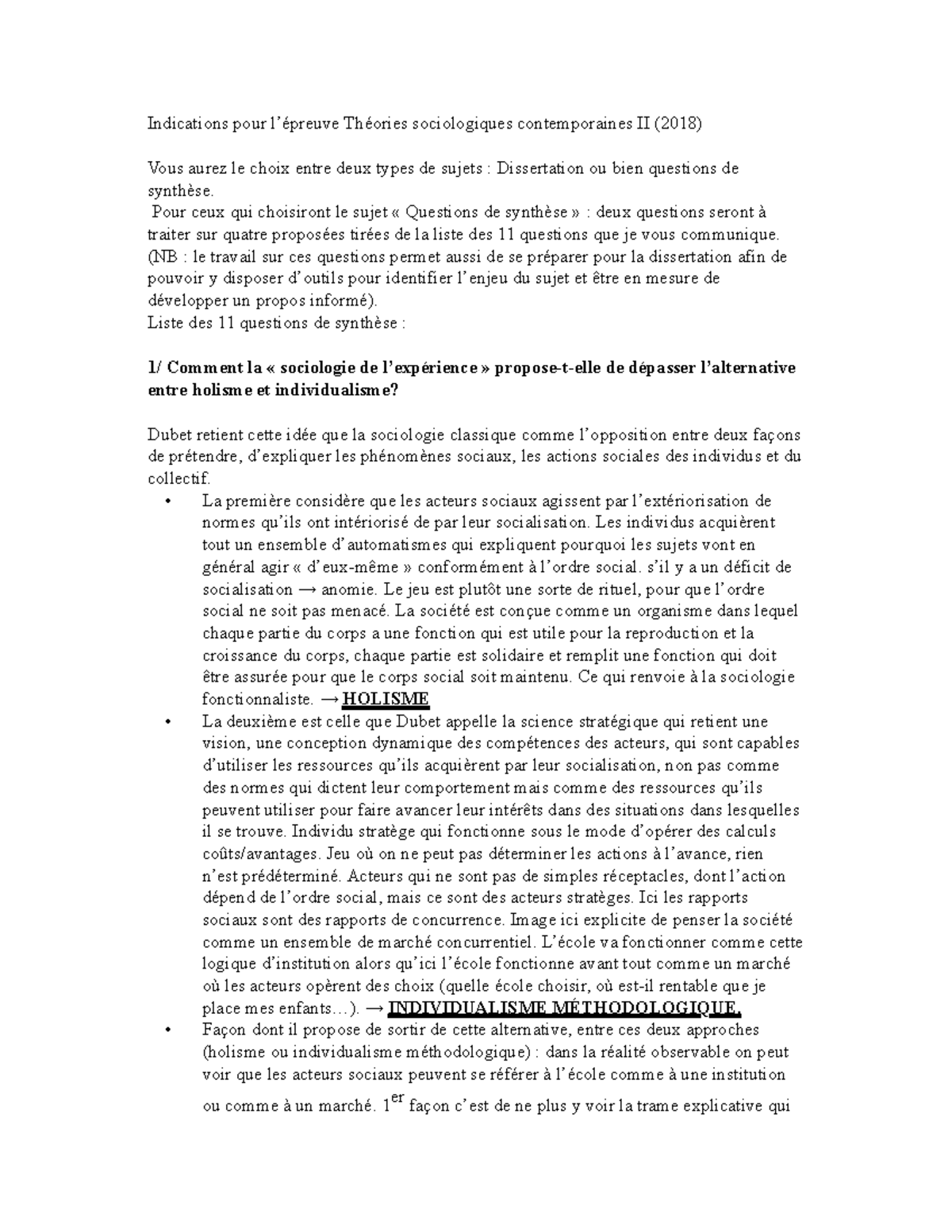 Examen type / pratique 2019, questions et réponses - Indications pour l ...