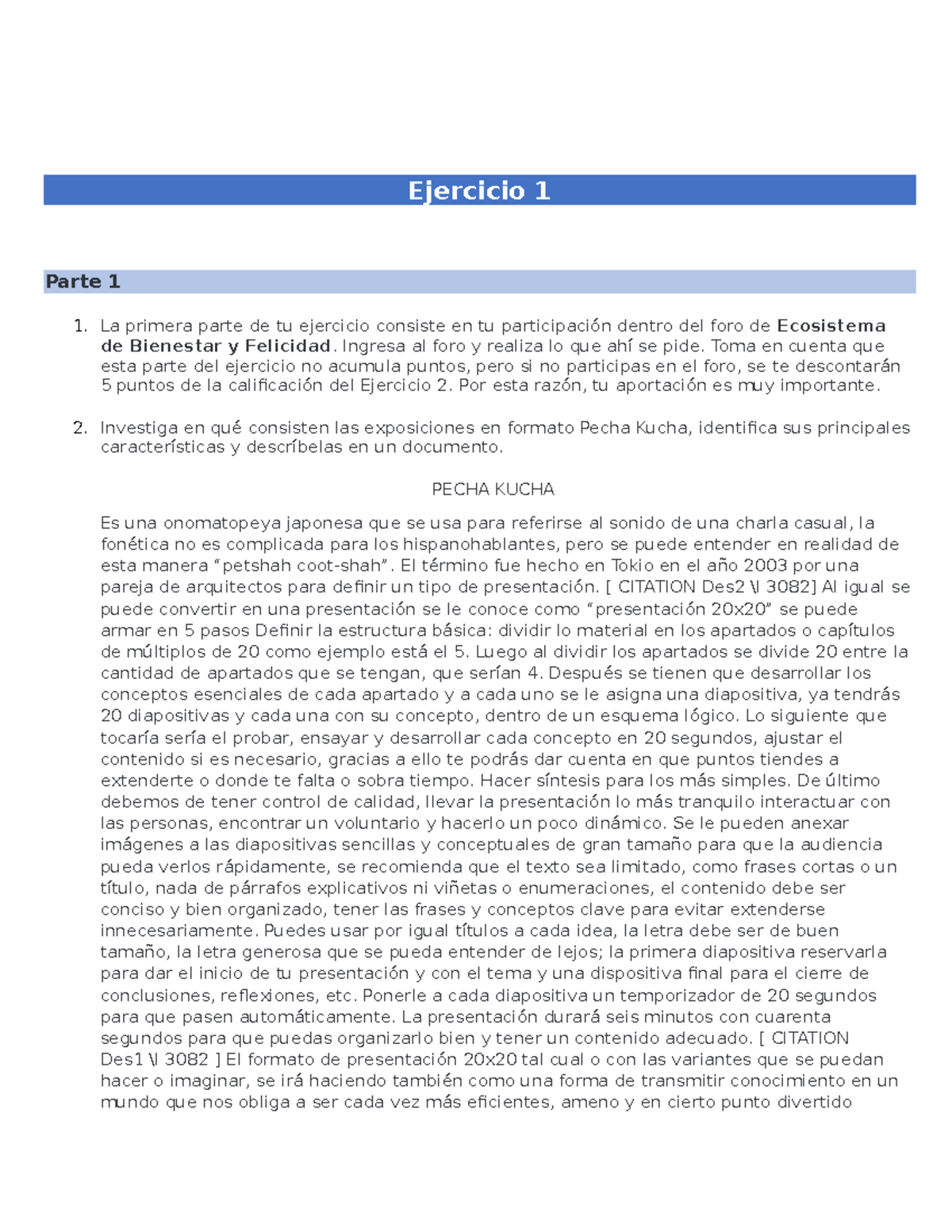 Actividad 1 Comunicacion efectiva 1 - Ejercicio 1 Parte 1 La primera ...
