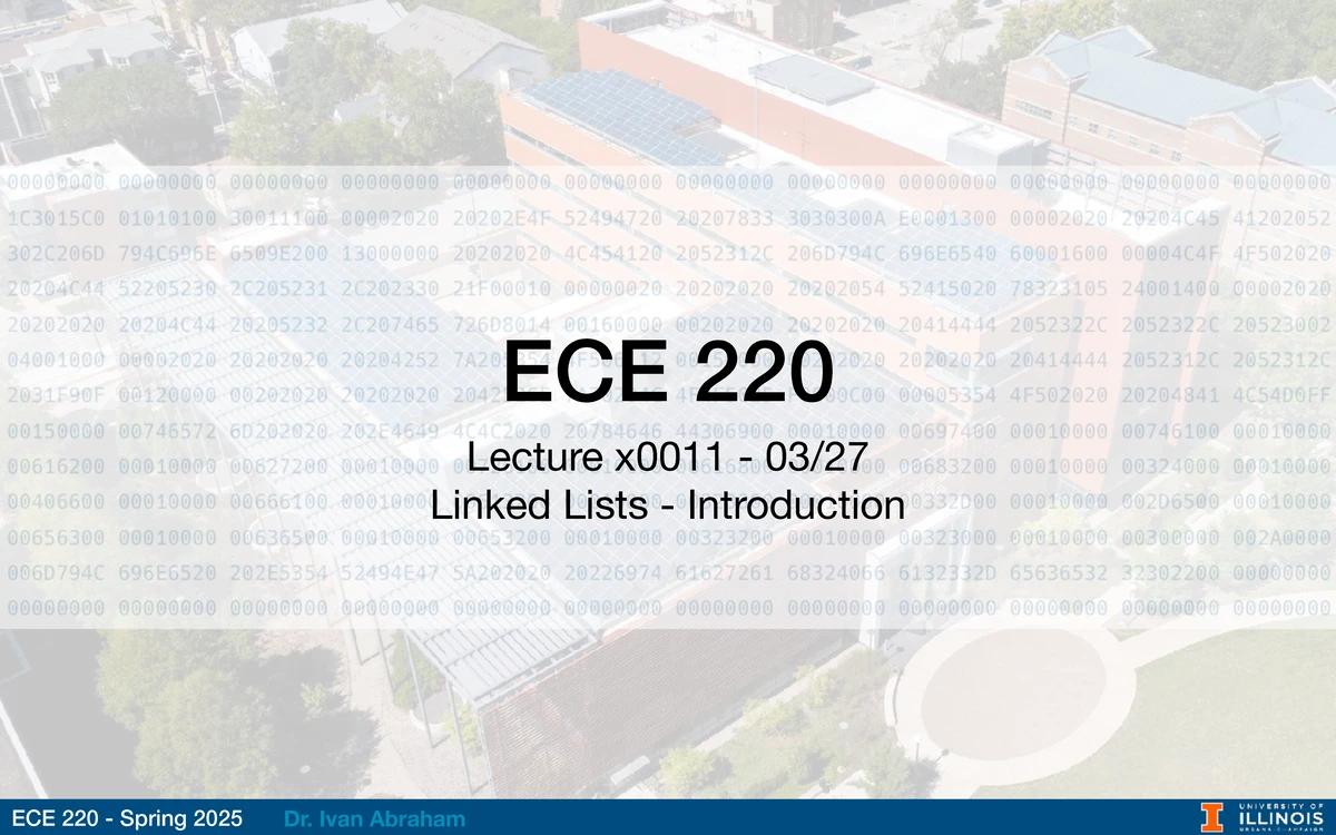 ECE 220 - Spring 2025: Introduction to C++ Programming Concepts - ECE ...