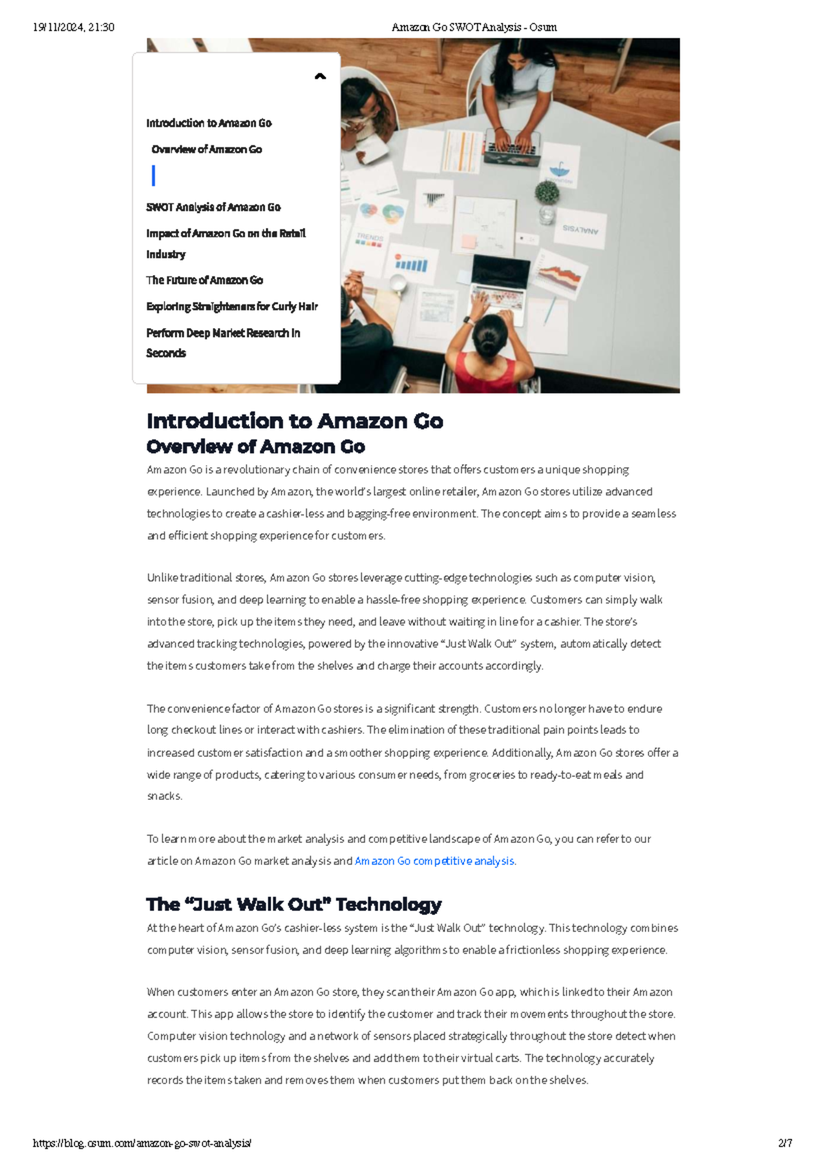 21:30 Amazon Go SWOT Analysis: Strengths, Weaknesses, Opportunities ...