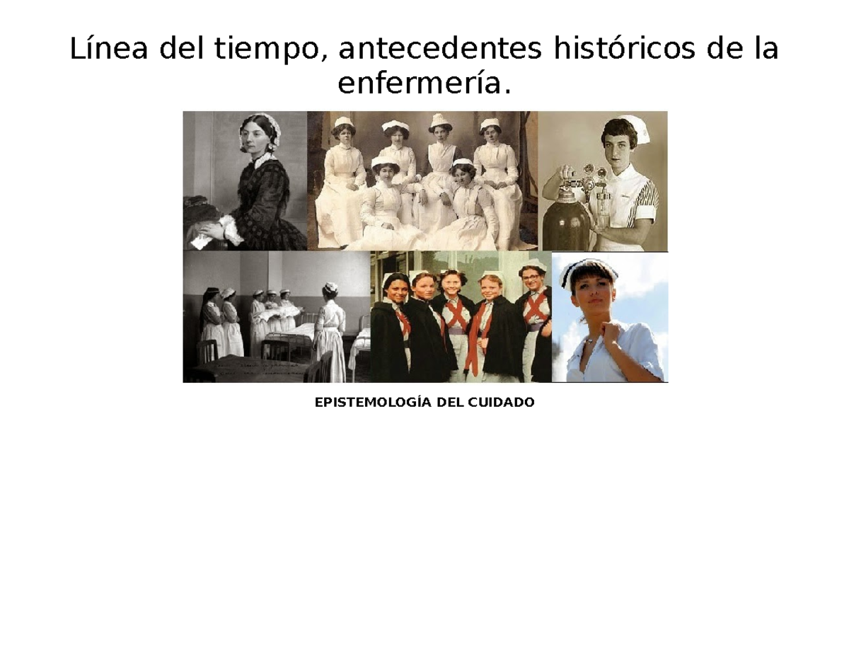 Línea del tiempo - Línea del tiempo, antecedentes históricos de la
