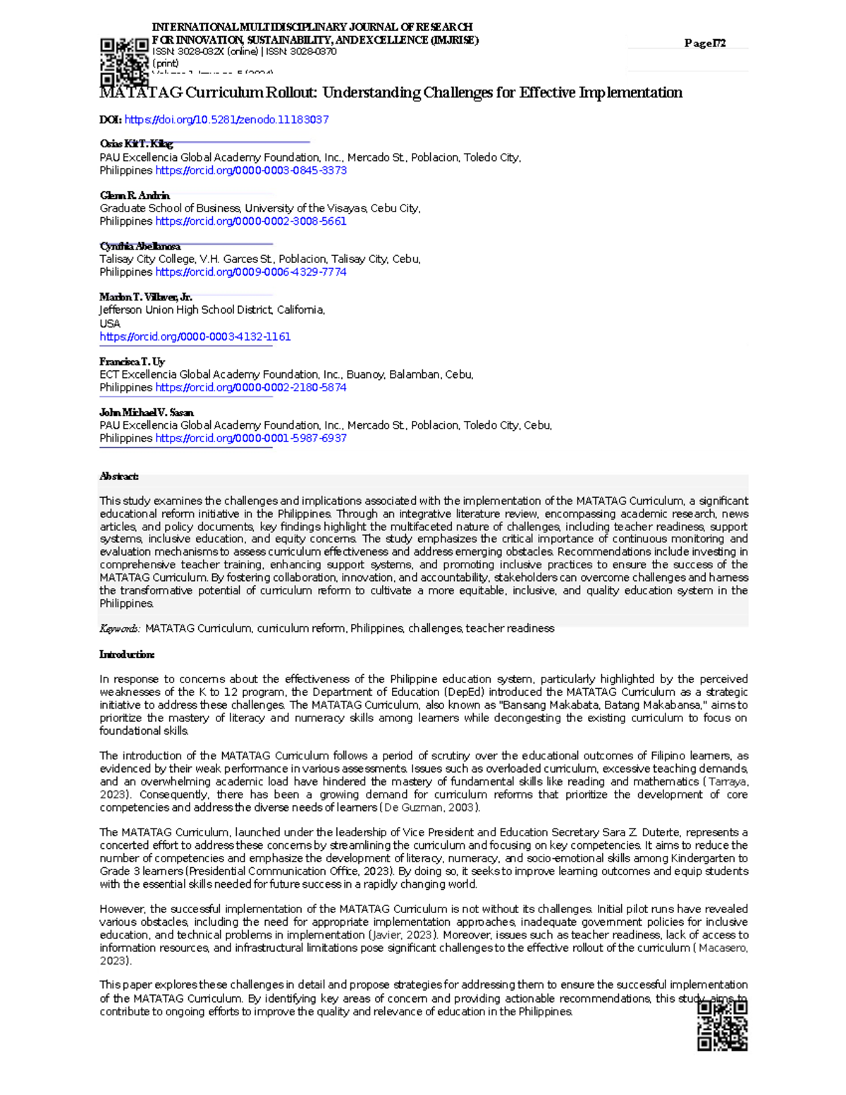 MATATAG Curriculum Rollout: Challenges & Strategies for Effective ...