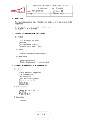 Informe Mensual de Seguridad y Salud en el Trabajo - CUI 2276437I - Studocu