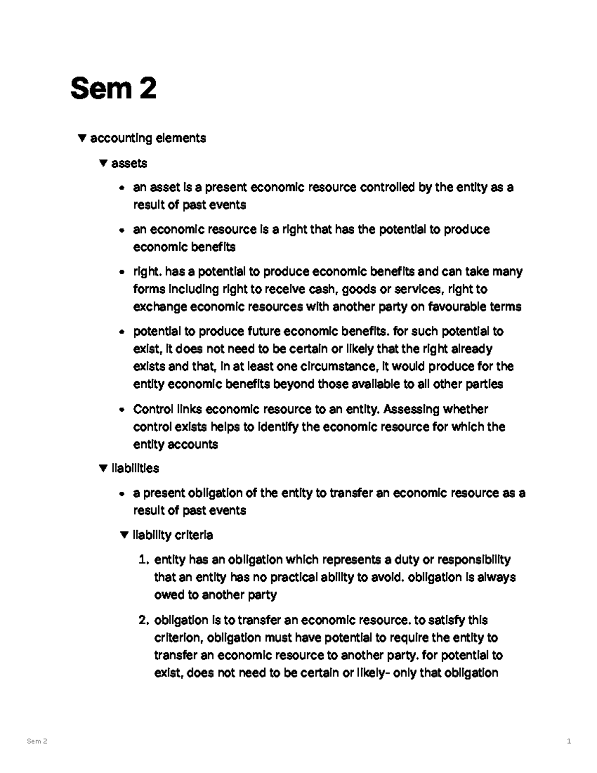 Sem 2 Accounting Elements: Assets, Liabilities, and Equity Explained ...