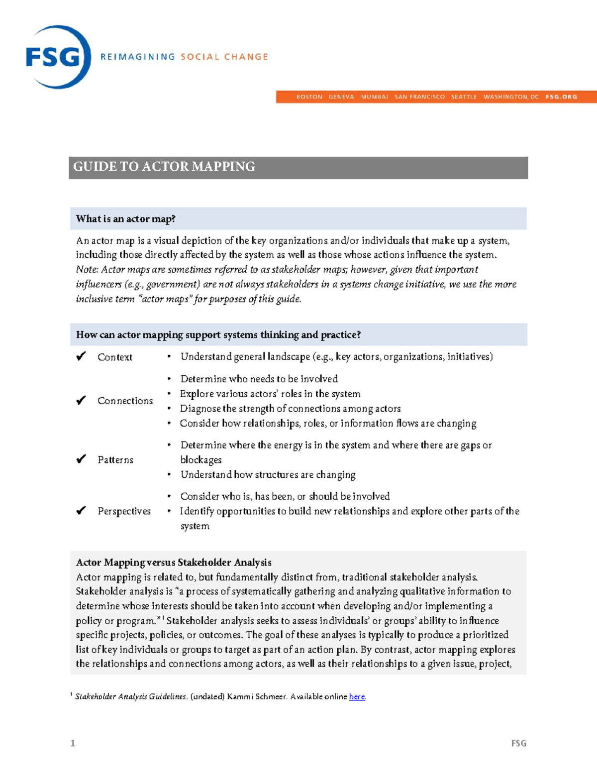 Guide to Actor Mapping: Understanding System Dynamics and Relationships ...