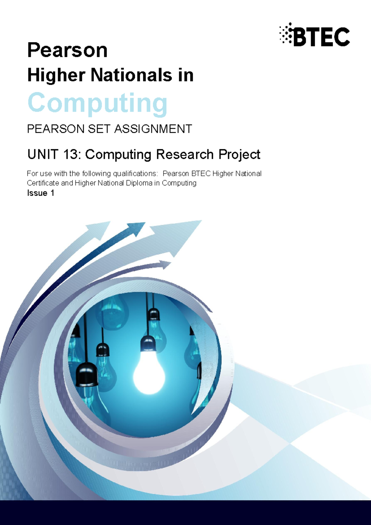 Unit 13: Computing Research Project Assignment Guide - Studocu