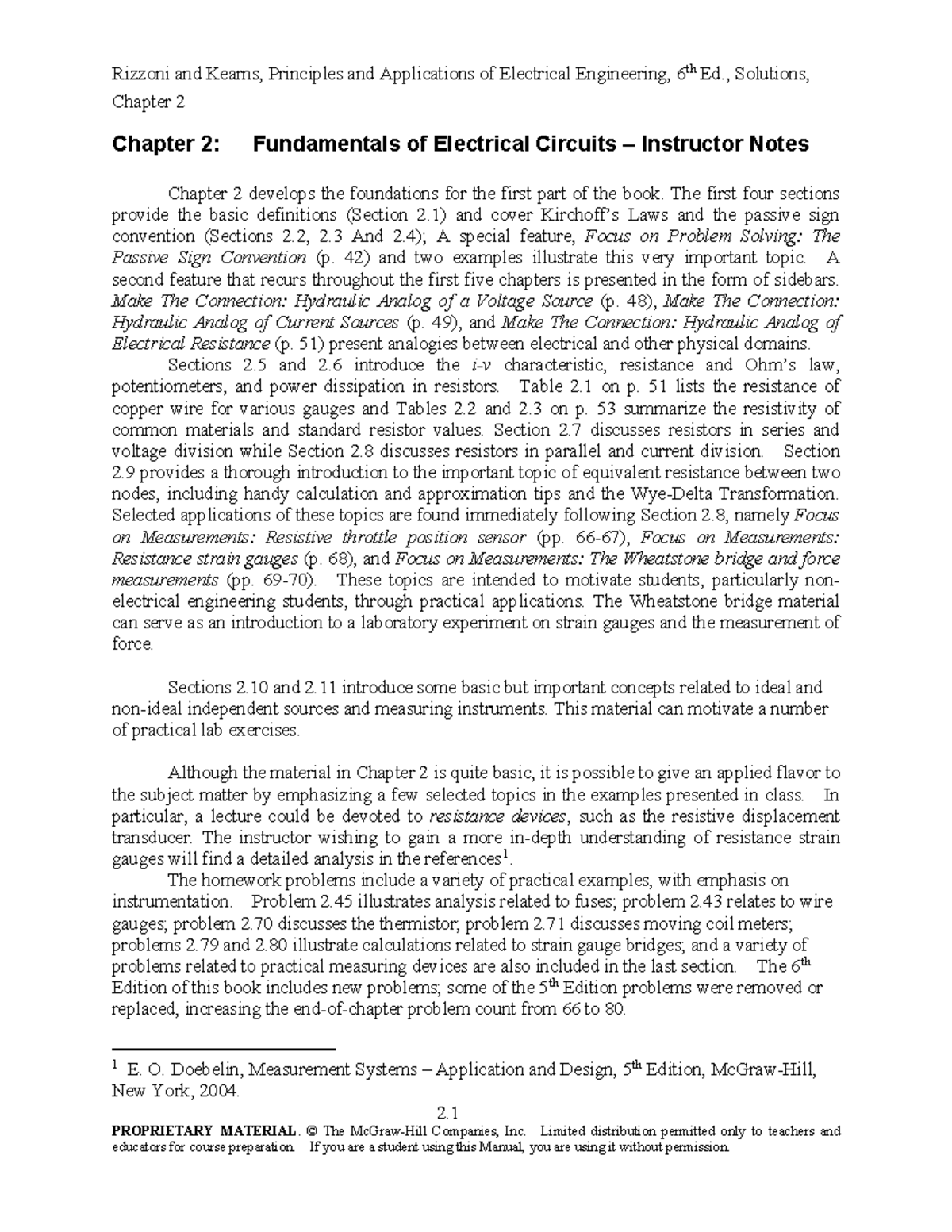 Chapter 2 Summary and practice - Chapter 2 2. PROPRIETARY MATERIAL ...