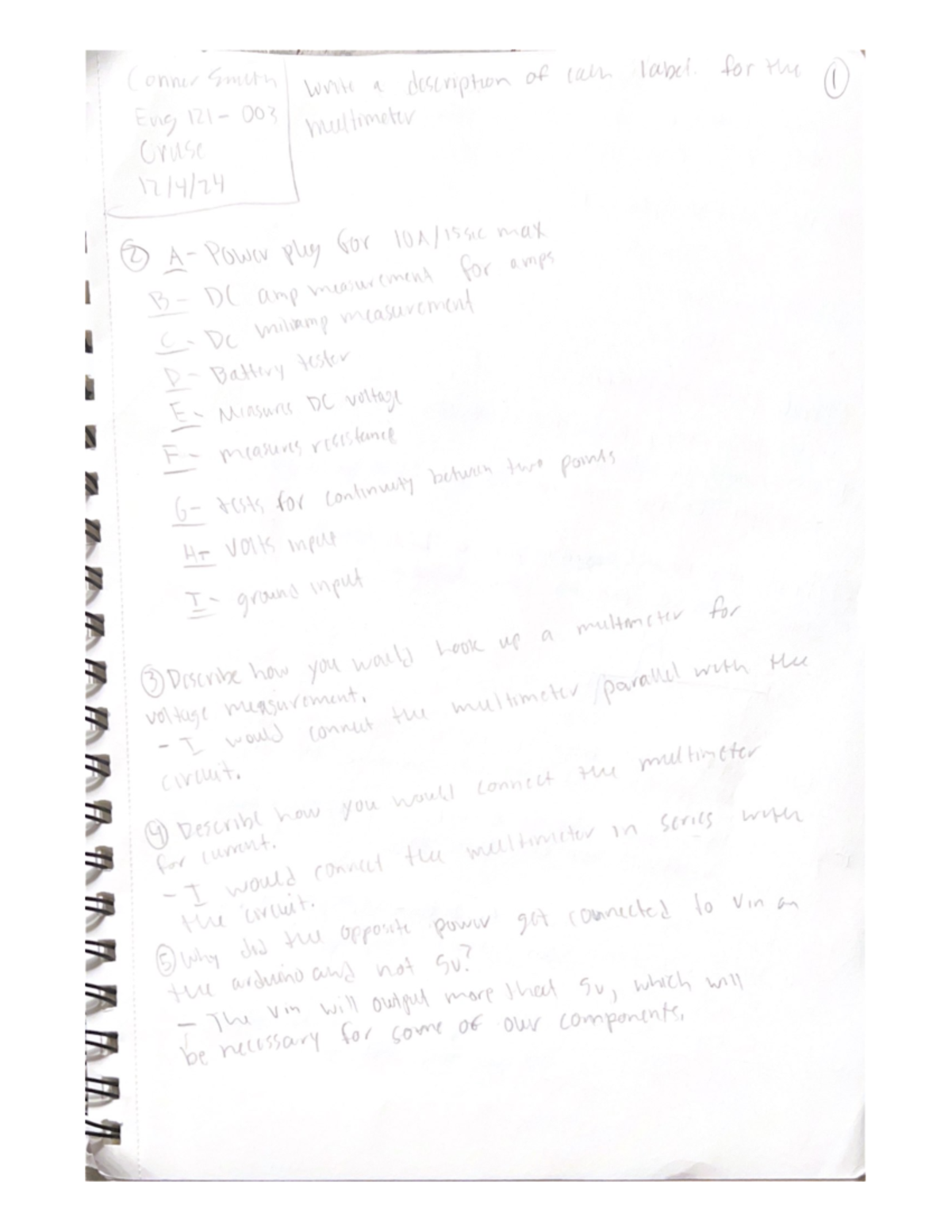 ENG 121 HW 1 Complete - ENGR 121 - Write a sketch that has LED1 turn on ...