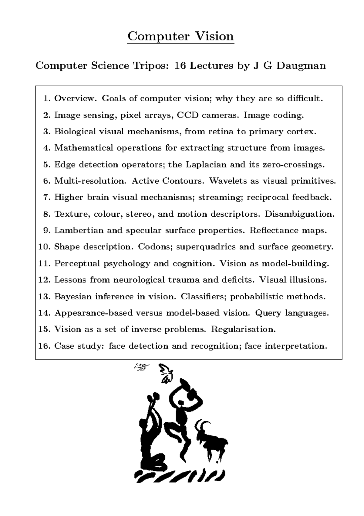 Comp Vis Lecture Notes for CS Tripos at University of Cambridge - Studocu
