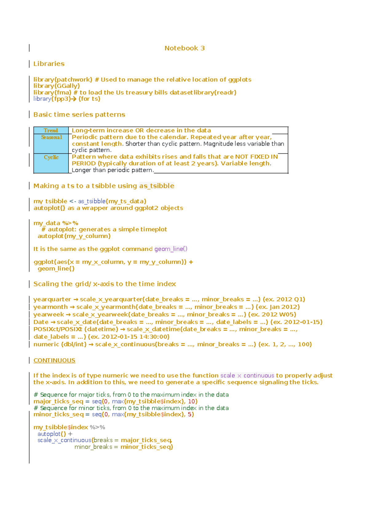 Notebook 3: Time Series Analysis with R Libraries and ggplot2 - Studocu