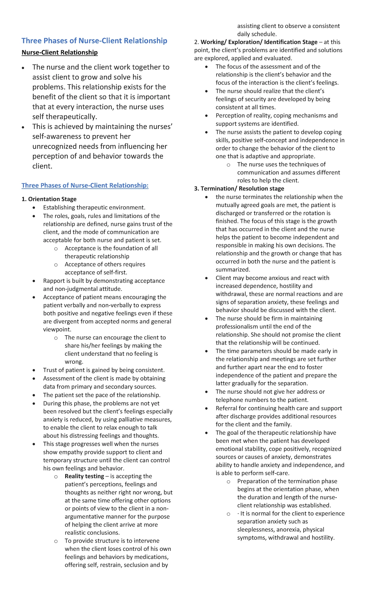 Psychiatric Nursing Review: Key Concepts and Case Studies - Studocu