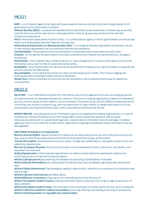 Cyber Security Concepts and Tools Study Guide (CS101) - Cyber Security ...