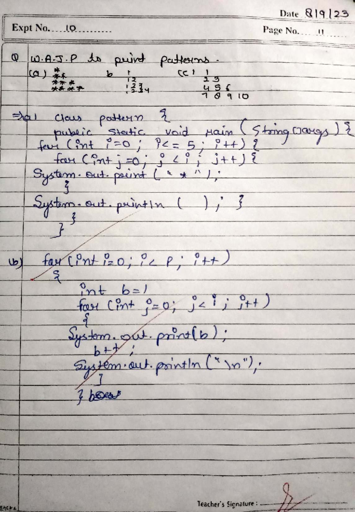 Java Programming Notes: Expt No. 10 to 25 Summary - Studocu