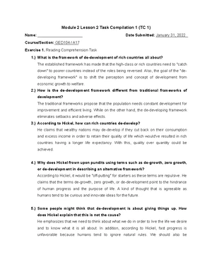 Module 2 Lesson 3 Task Compilation 2 GED104 - Module 2 Lesson 3 Task ...