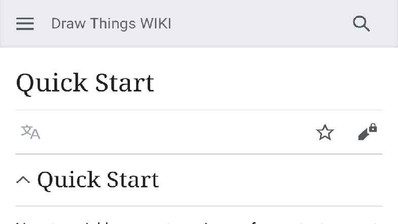 Draw Things WIKI Q: Quick Start Guide for Image Generation - Studocu